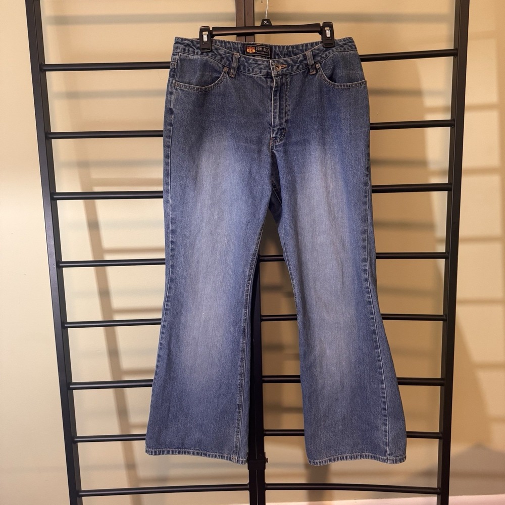 Route 66 Jeans Low Rise Fit Wide Leg Regular Women's Size 14 A